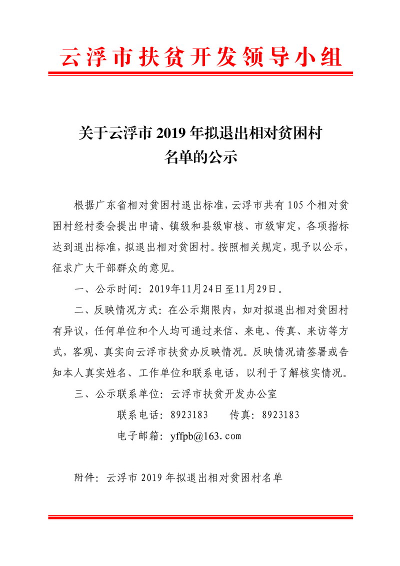 关于澳洲幸运8(中国)开奖记录查询站
2019年拟退出相对贫困村名单的公示-1.jpg